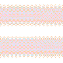 Pastels Argyle Fair Isle Seamless Pattern Design