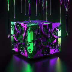 Ethereal Liquid Cube