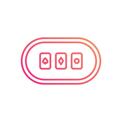 Poker Table vector icon