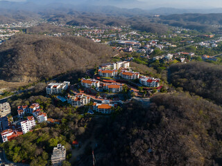Spellbinding drone perspectives unveil the alluring allure of Huatulco's coastal scenery in Oaxaca, Mexico