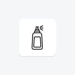 Beauty Mists icon, mists, skincare, face, beauty, editable vector, pixel perfect, illustrator ai file