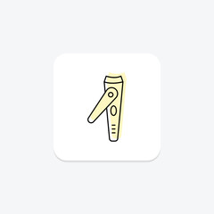 Nail Clipper icon, nails, clipper, grooming, tool, editable vector, pixel perfect, illustrator ai file - obrazy, fototapety, plakaty
