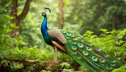 peacock in the park