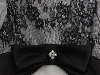 the floral ornament is professionally made in the style of fabric appliqué