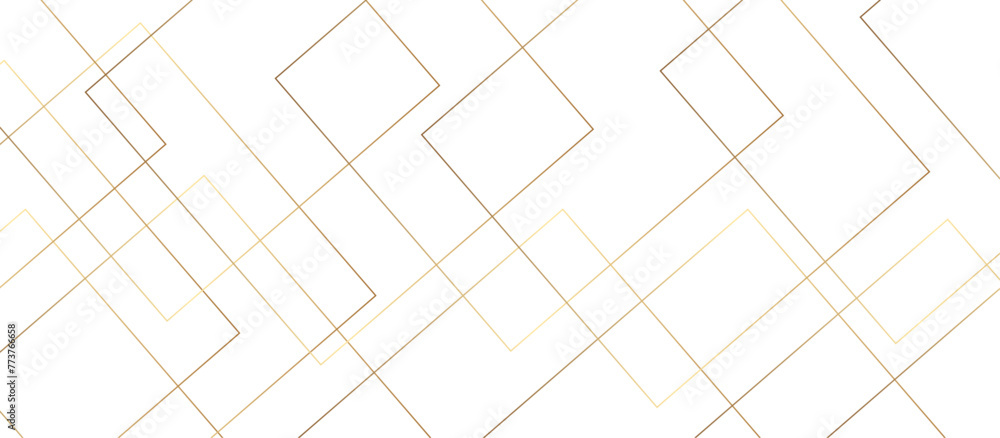 Poster Abstract seamless random geometric colorful square lines pattern on a transparent background design. abstract background with luxury colorful geometric random chaotic lines. squares and triangle line.