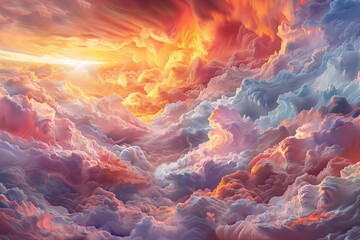 A challenging piece that displays a mix of different colors and shapes. Generative AI