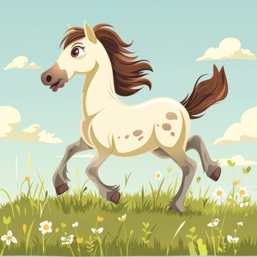 horse equine unique pattern tile animl