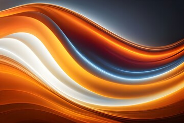abstract colorful flow gradient wave background 