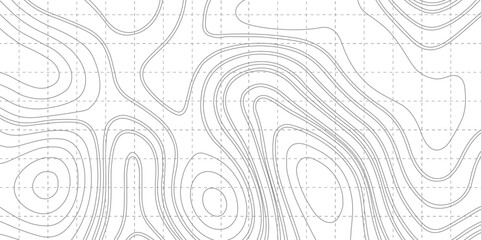 Retro topographic map. Geographic contour map. Abstract outline grid. Topographic map background. Geographical location lines. Abstract vector illustration.