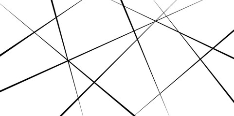 Geometric seamless pattern. Modern stylish texture. Random chaotic lines abstract geometric pattern. Vector background - obrazy, fototapety, plakaty