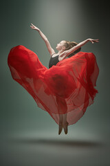 airy jump of a ballerina