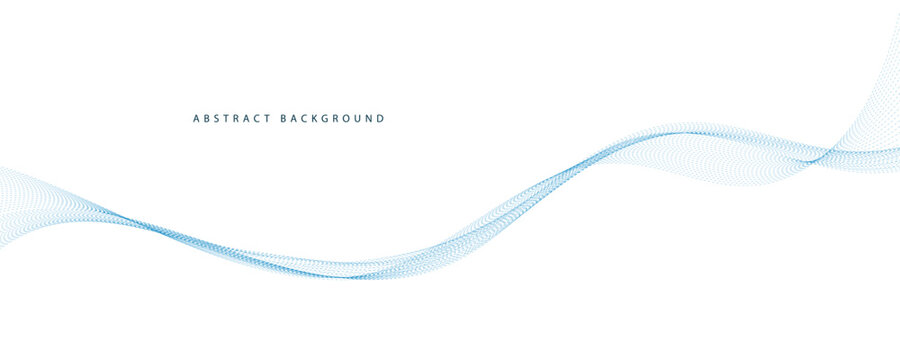 Abstract vector blue wave background. EPS10
