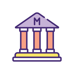 Museum icon design