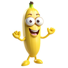 3d rendered illustration of a banana