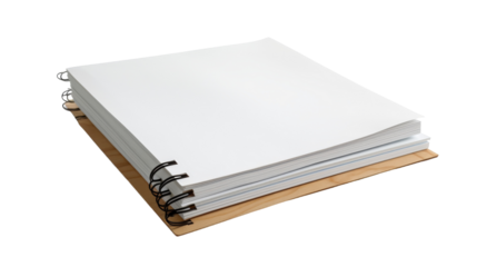 A stack of notebooks sits neatly on top of each other, forming a tall tower