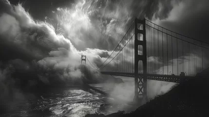 Nahtlose Tapete Airtex Golden Gate Bridge golden gate bridge