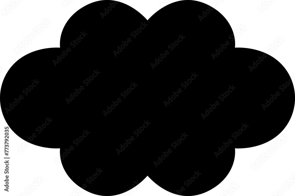 Poster scallop edge rounded rectangle shape fill icon. a rectangular silhouette symbol with scalloped edges