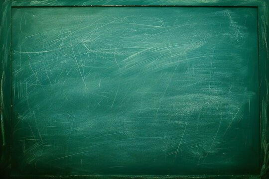 Green chalkboard background or texture with copy space for text or image