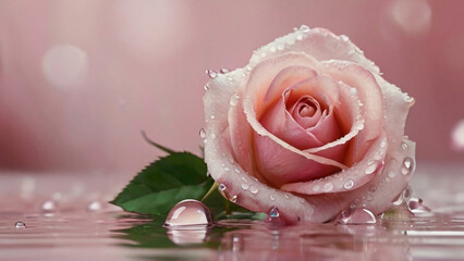 A Captivating Array of Rose Flowers in Various Soft and Romantic Light color 
rose in pink red blue purple yellow green  with water drops lying on the sepals of the flowers 