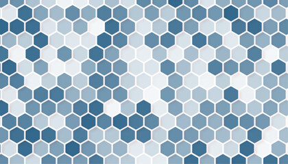 Abstract colorful concept geometric hexagons pattern on white background vector. Retro geometric hexagon seamless pattern