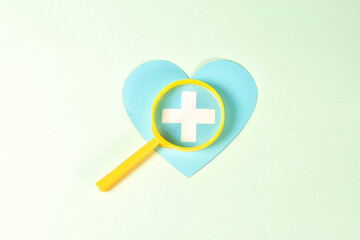 Fototapeta premium Plus symbol and healthcare medical icon, health and access healthcare.