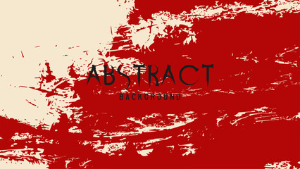 Abstract Red Grunge Texture Design Background