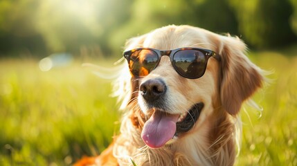 Pets and Heat Stroke Offer tips for preventing heat stroke in pets, including providing access to shade, water, and avoiding leaving them in hot cars ,high resolution - obrazy, fototapety, plakaty