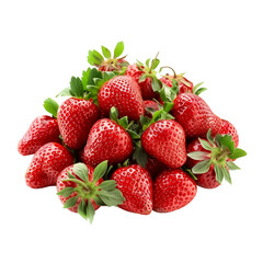 Strawberry on transparent background. Realistic vector illustration.