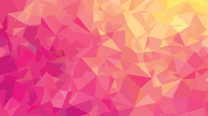 Dark pink yellow vector texture with random triangles.