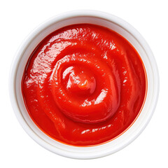 Red tomato ketchup isolated on transparent background Remove png, Clipping Path, pen tool