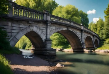Fototapeta premium bridge over the river