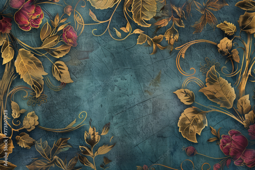 Poster a background image for a label design