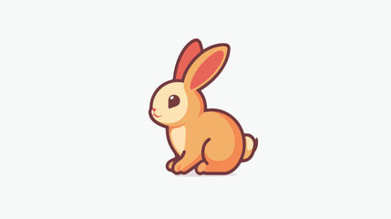 Fototapeta na wymiar rabbit logo design template inspiration vector illustr