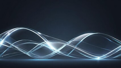dynamic abstract designs with flowing lines and curves illuminated to create a sense of energy and movement