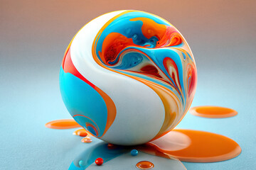 Marble texture, marble ball. Kids Game Background. 