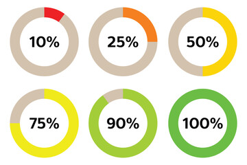 The progress of loading icon, processing of working sign, downloading symbol