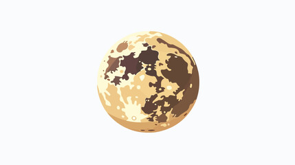 Moon icon vector flat design best vector icon