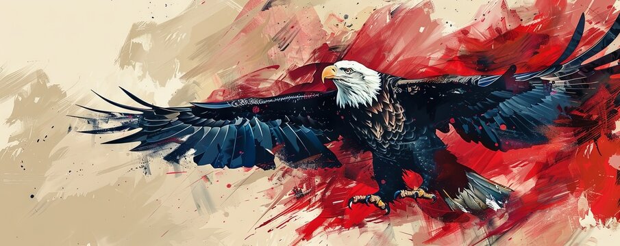 Memorial Day patriotic image background.art illustration