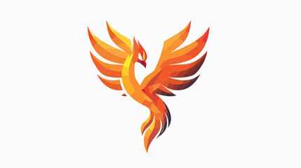 Phoenix vector logo design esport icon mascot