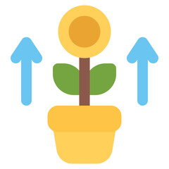 invest icon for illustration