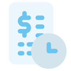 transaction history icon for illustration