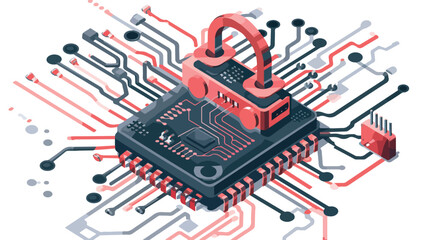 Rendering lock protected microchips with cutting play