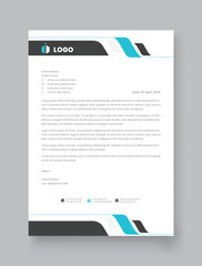 Vector corporate stylish and elegant business stationary letterhead design template