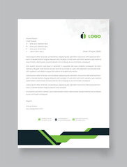 Vector corporate stylish and elegant business stationary letterhead design template