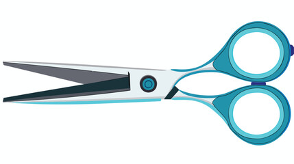 Scissors for nose hair trimming Flat vector isolated