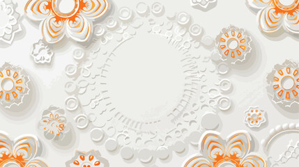 Vector design of background coloured with white concept