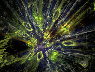 Fototapeta premium Imaginatory fractal abstract background Image