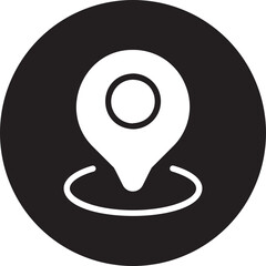 location pin glyph icon