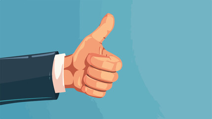 Vector of businessman cartoon hand showing