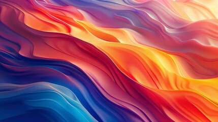 Behold the hypnotic allure of a gradient, where colors blend and flow in a mesmerizing symphony, portrayed vividly in stunning high-definition detl. - obrazy, fototapety, plakaty